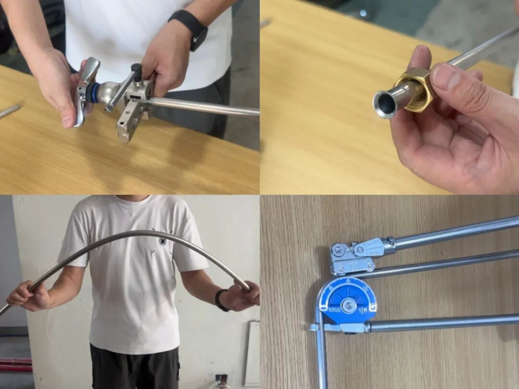 Cu-Ni Tubes Bending and Flaring Process